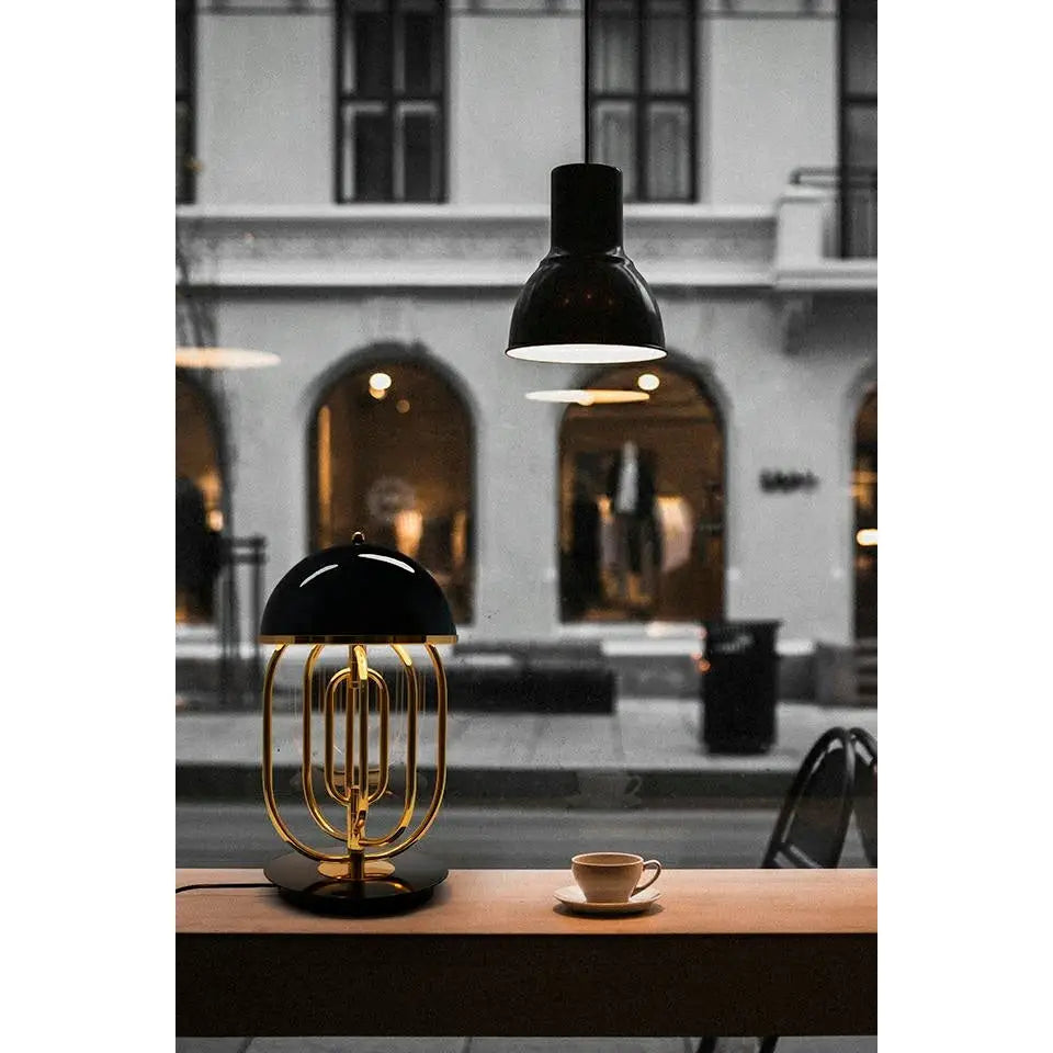 Bordslampa MOOSEE - BOTTEGA, guld/svart - produktbild av Bordslampor från Moosee | Arvande