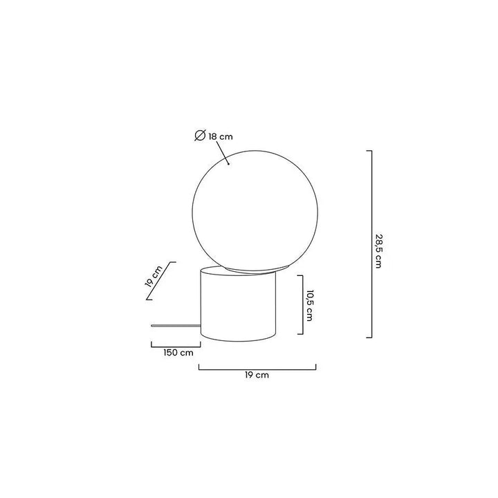 Bordslampa MOOSEE - PARLA 20, guld - produktbild av Bordslampor från Moosee | Arvande