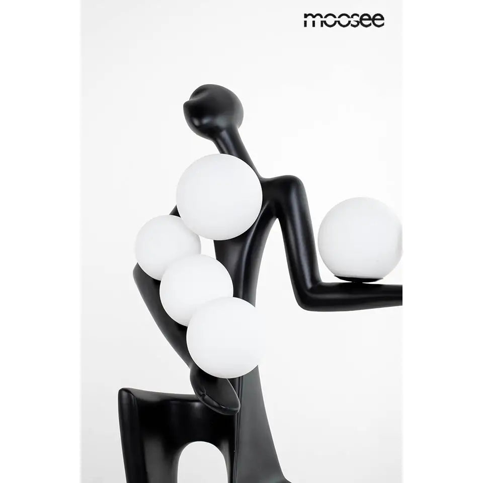 Golvlampa MOOSEE - HUMAN DREAMER, svart – produktbild av Golvlampor från Moosee | Arvande