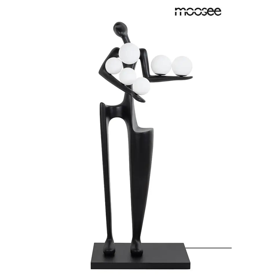 Golvlampa MOOSEE - HUMAN DREAMER, svart – produktbild av Golvlampor från Moosee | Arvande