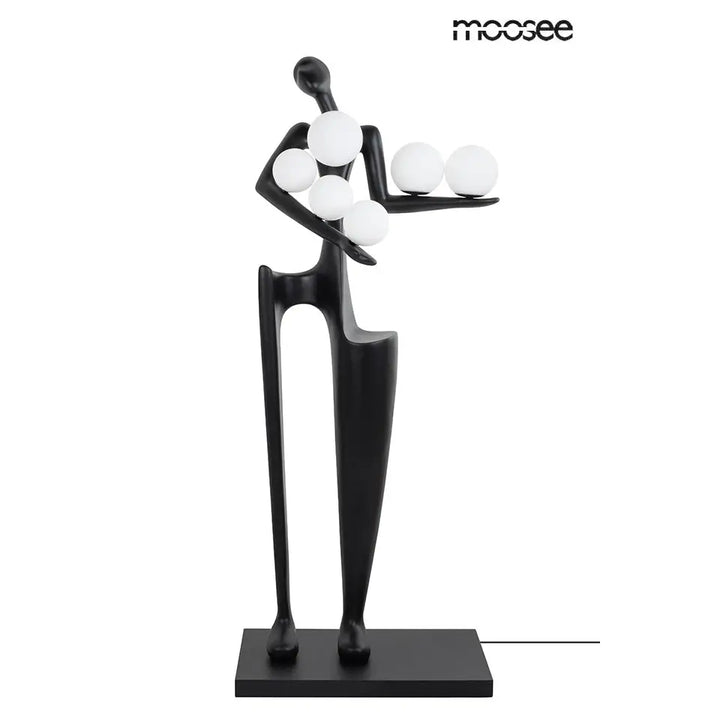Golvlampa MOOSEE - HUMAN DREAMER, svart – produktbild av Golvlampor från Moosee | Arvande