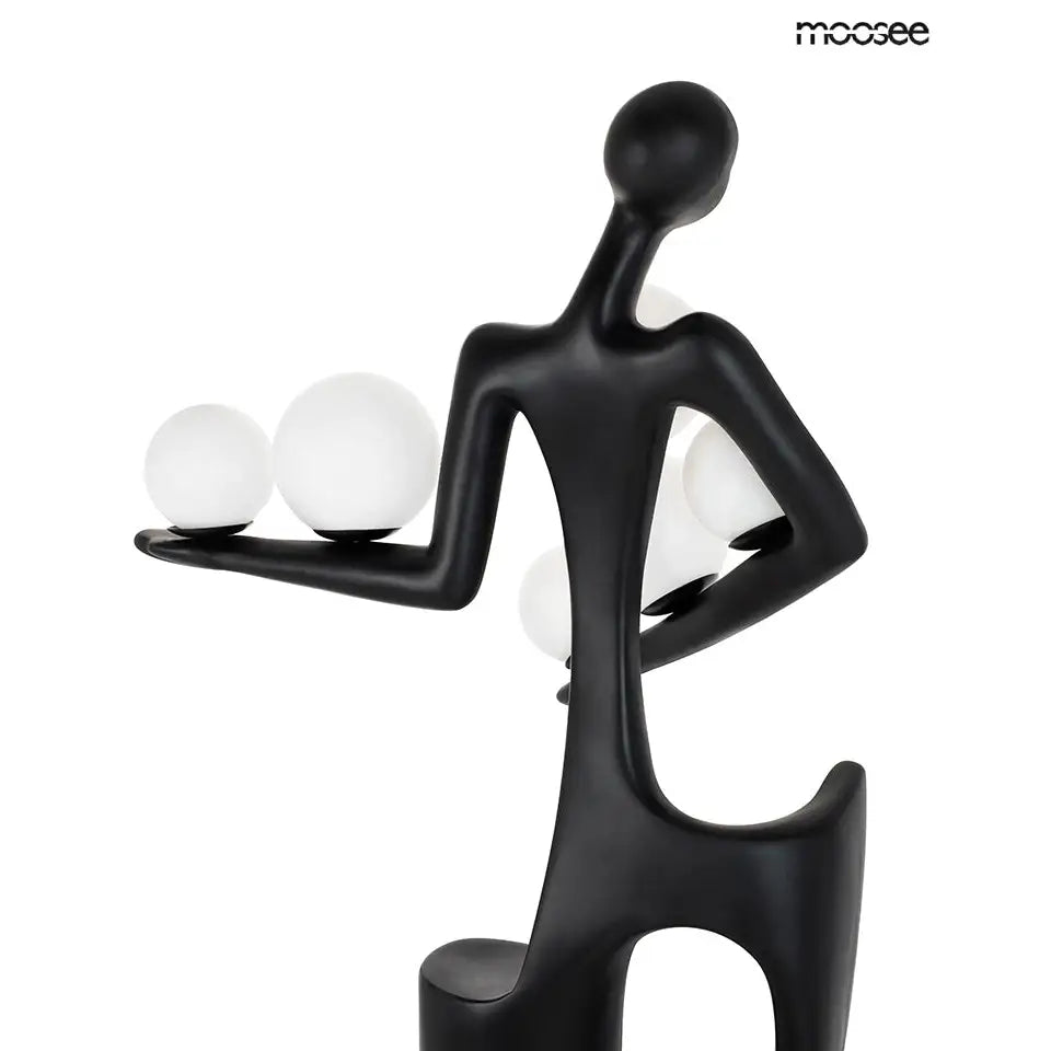 Golvlampa MOOSEE - HUMAN DREAMER, svart – produktbild av Golvlampor från Moosee | Arvande