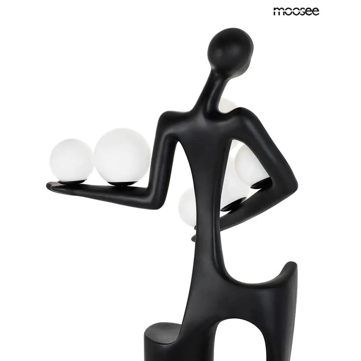 Golvlampa MOOSEE - HUMAN DREAMER, svart – produktbild av Golvlampor från Moosee | Arvande
