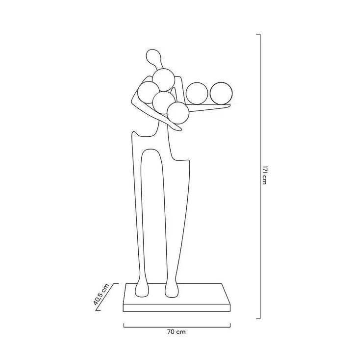 Golvlampa MOOSEE - HUMAN DREAMER, svart – produktbild av Golvlampor från Moosee | Arvande
