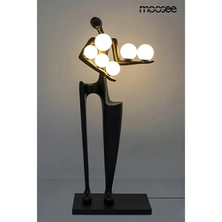Golvlampa MOOSEE - HUMAN DREAMER, svart – produktbild av Golvlampor från Moosee | Arvande