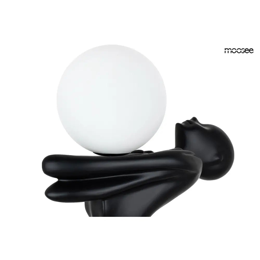 Golvlampa MOOSEE - HUMAN MOON, svart - produktbild av Golvlampor från Moosee | Arvande