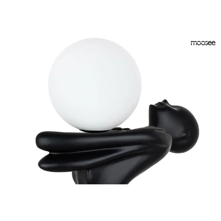 Golvlampa MOOSEE - HUMAN MOON, svart - produktbild av Golvlampor från Moosee | Arvande