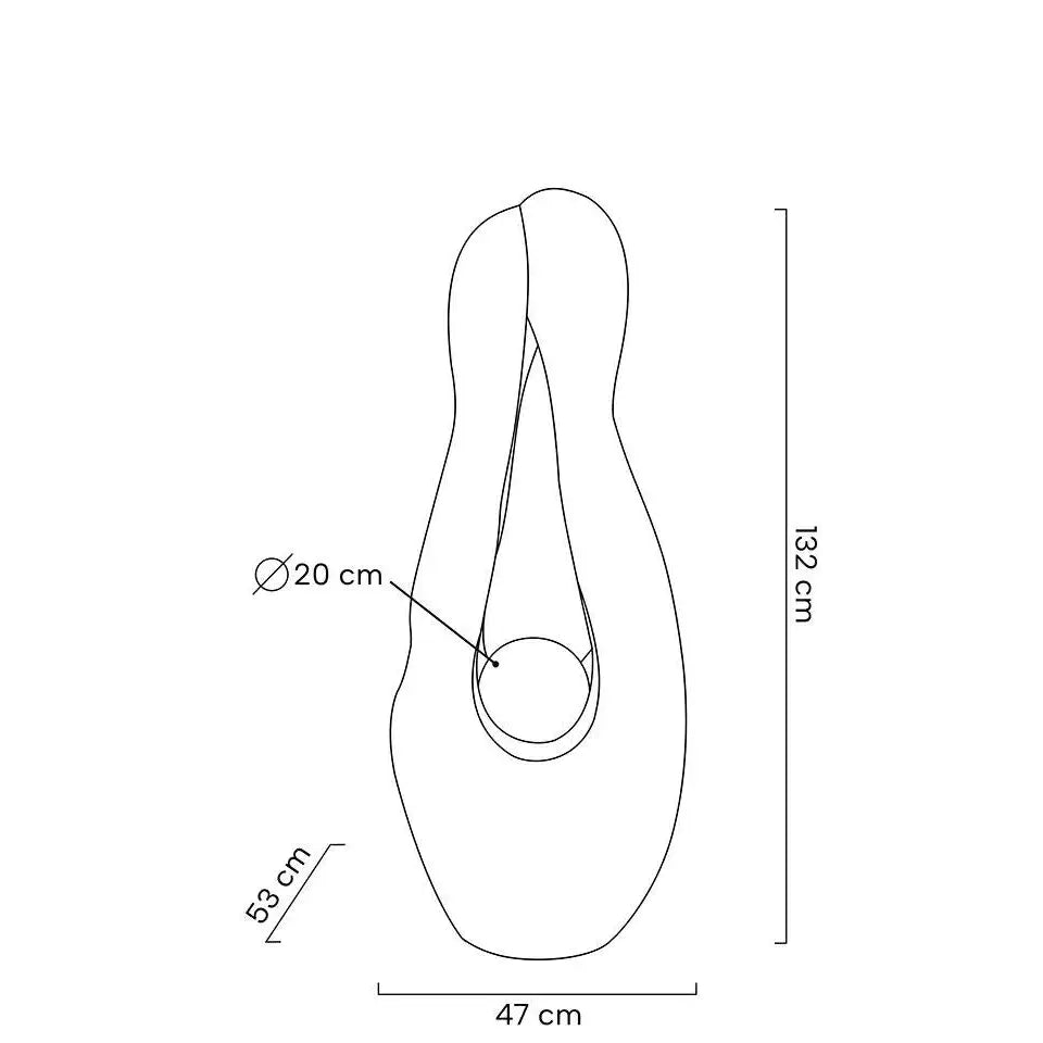 Golvlampa MOOSEE - MYKONOS, vit – produktbild av Golvlampor från Moosee | Arvande