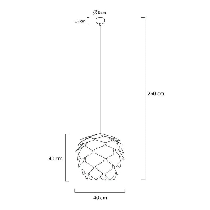 Taklampa - CONO 43, trä - produktbild av Taklampor från Moosee | Arvande