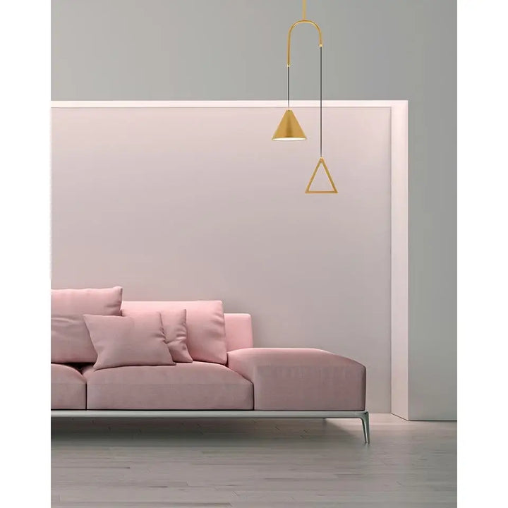 Taklampa MOOSEE - ACUSTICA, guld - produktbild av Taklampor från Moosee | Arvande