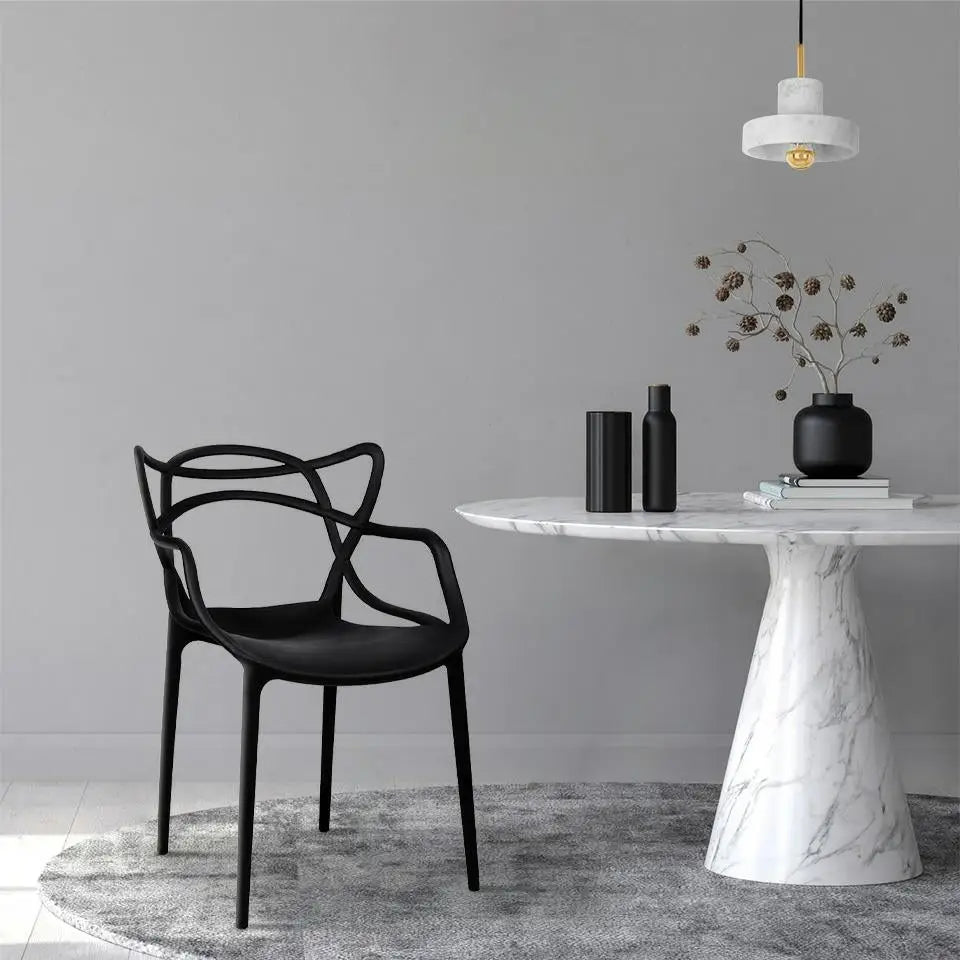 Taklampa MOOSEE - ARCO 20, vit/marmor - produktbild av Taklampor från Moosee | Arvande