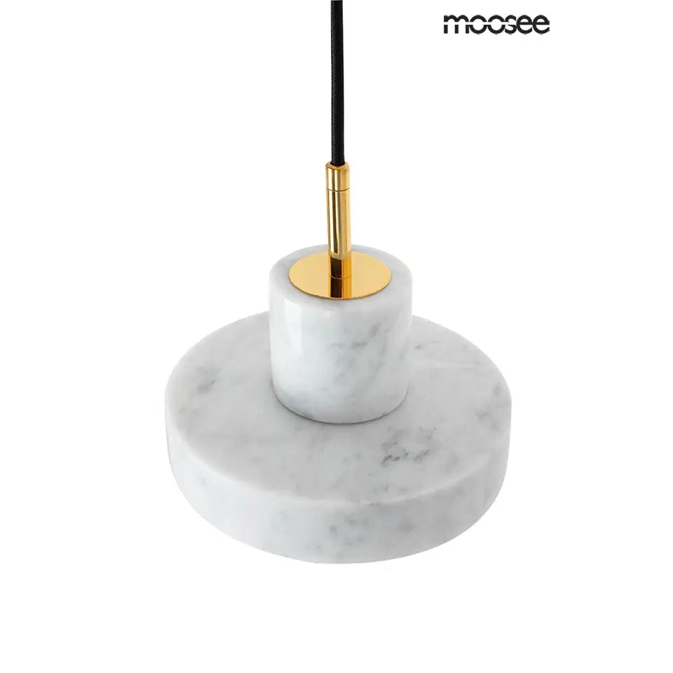 Taklampa MOOSEE - ARCO 20, vit/marmor - produktbild av Taklampor från Moosee | Arvande