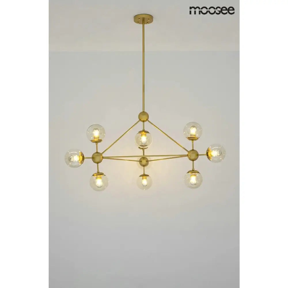 Taklampa MOOSEE - ASTRIFERO 10, guld/bärnstensfärg - produktbild av Taklampor från Moosee | Arvande