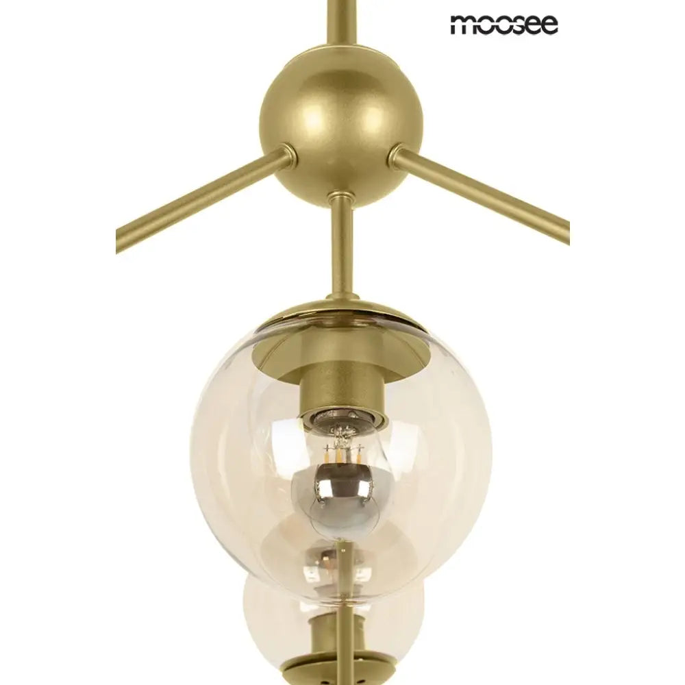 Taklampa MOOSEE - ASTRIFERO 10, guld/bärnstensfärg - produktbild av Taklampor från Moosee | Arvande