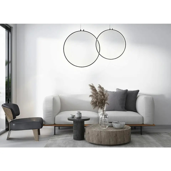 Taklampa - MOOSEE - CIRCULO 80, svart – produktbild av Taklampor från Moosee | Arvande