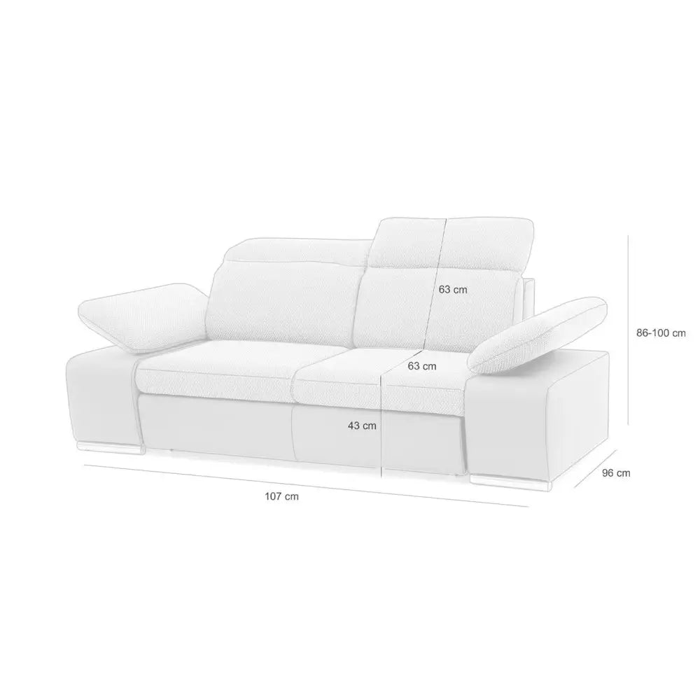 Bäddsoffa - CONTINENTAL MINI, valbart tyg & färg (grupp 1) - produktbild av Special order items från King Home | Arvande