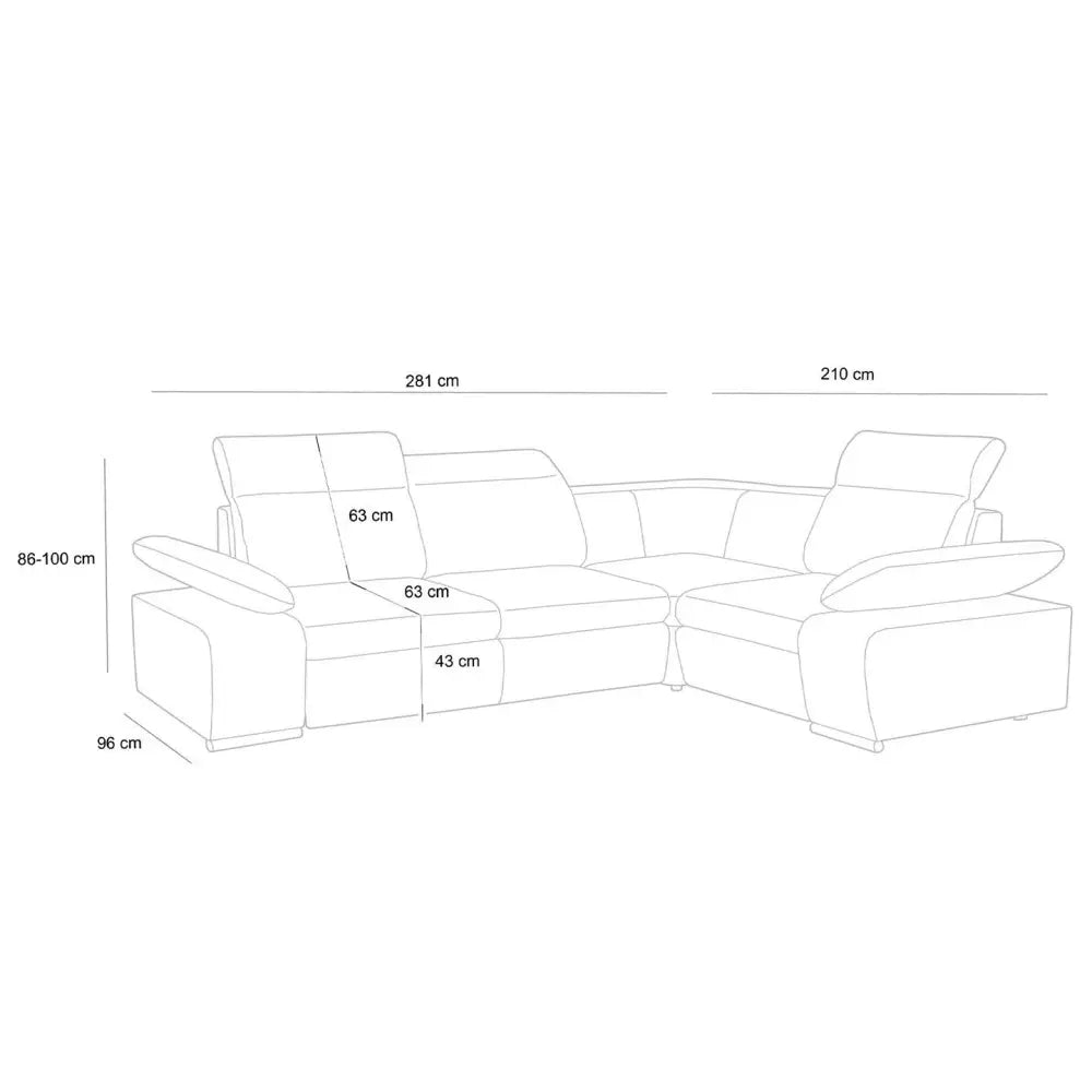 Bäddsoffa - CONTINENTAL S, valbart tyg & färg (grupp 1) - produktbild av Special order items från King Home | Arvande