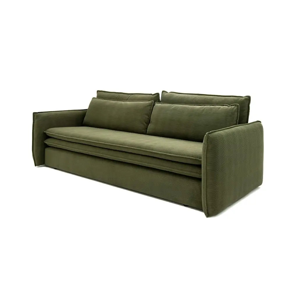 Bäddsoffa - SENSE SLIM, olivgrön - produktbild av [MGO] Import King Home från King Home | Arvande
