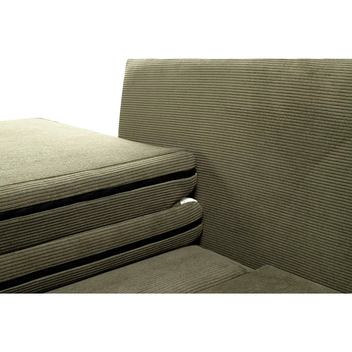Bäddsoffa - SENSE SLIM, olivgrön - produktbild av [MGO] Import King Home från King Home | Arvande