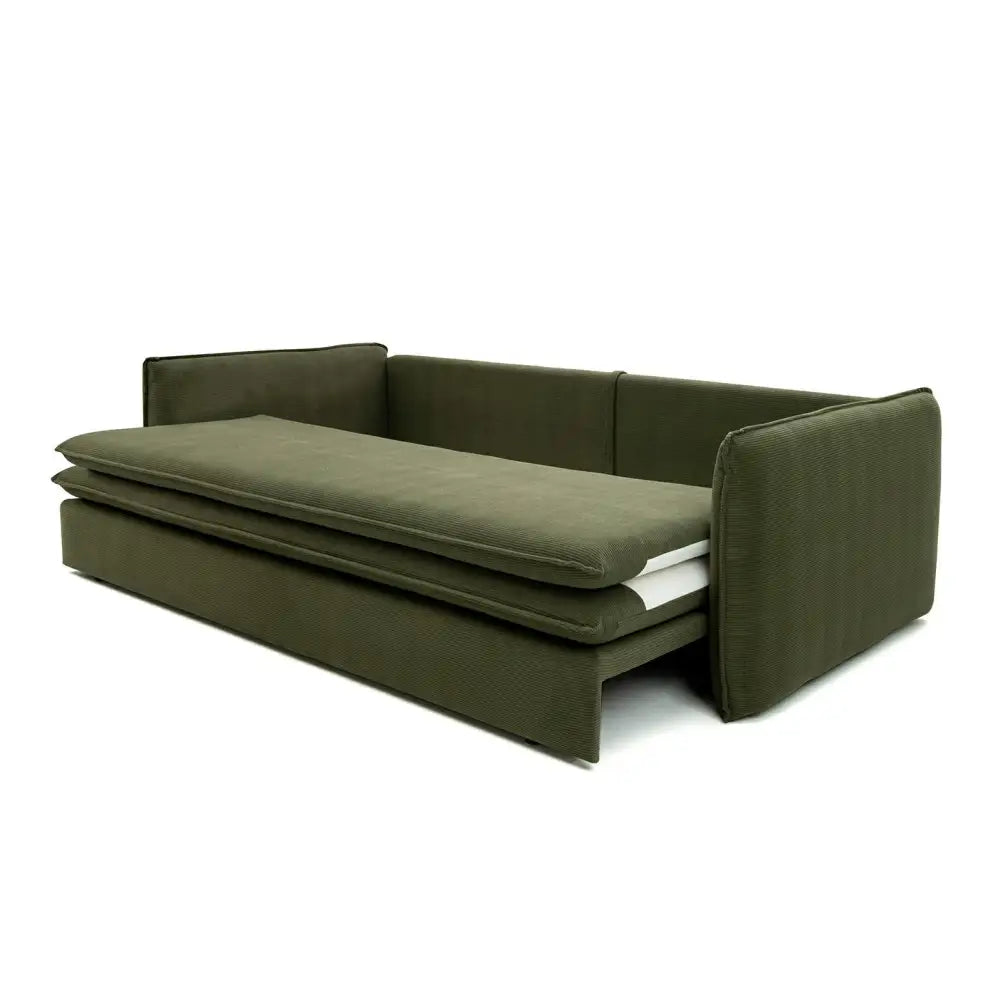 Bäddsoffa - SENSE SLIM, olivgrön - produktbild av [MGO] Import King Home från King Home | Arvande