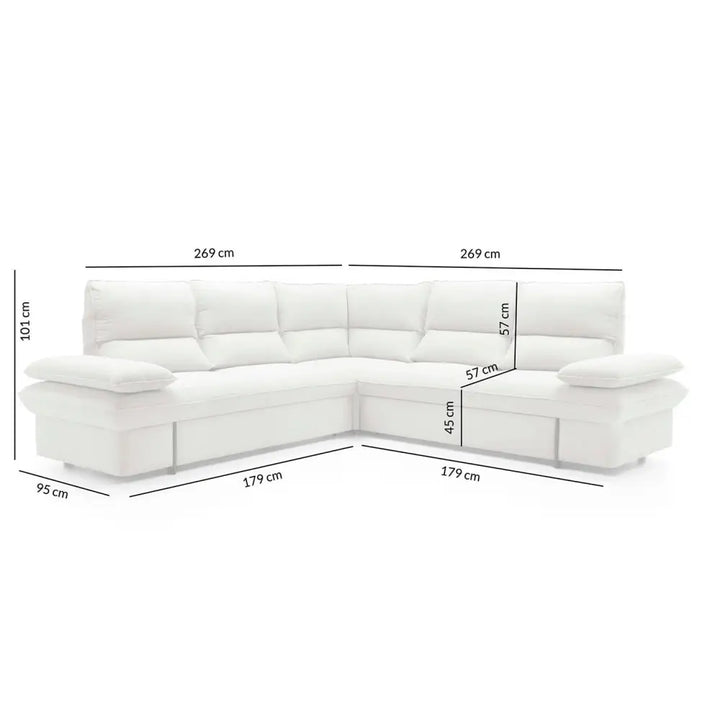 Bäddsoffa - SOFIA, valbart tyg & färg (grupp 2) - produktbild av Special order items från King Home | Arvande