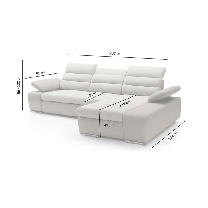 Bäddsoffa - TOBI, valbart tyg & färg (grupp 1) - produktbild av Special order items från King Home | Arvande
