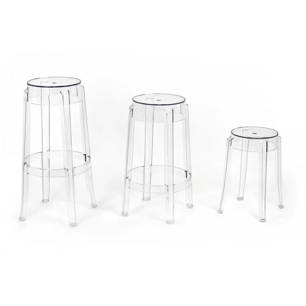 Barstol - CHARLES 76, transparent - produktbild av [MGO] Import King Home från King Home | Arvande