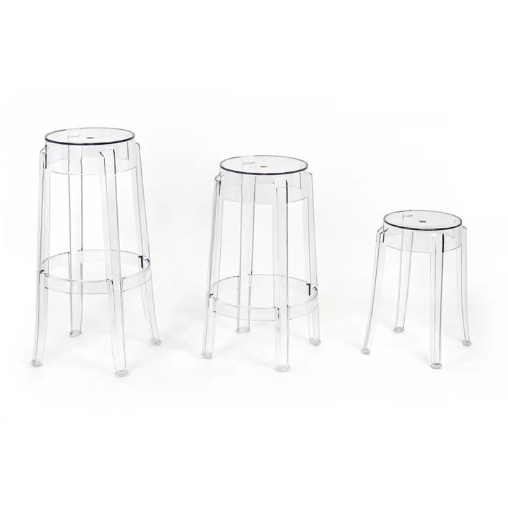 Barstol - CHARLES 76, transparent - produktbild av [MGO] Import King Home från King Home | Arvande
