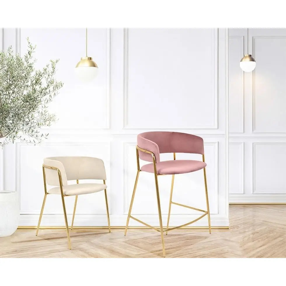 Barstol - DELTA 65, rosa - produktbild av [MGO] Import King Home från King Home | Arvande