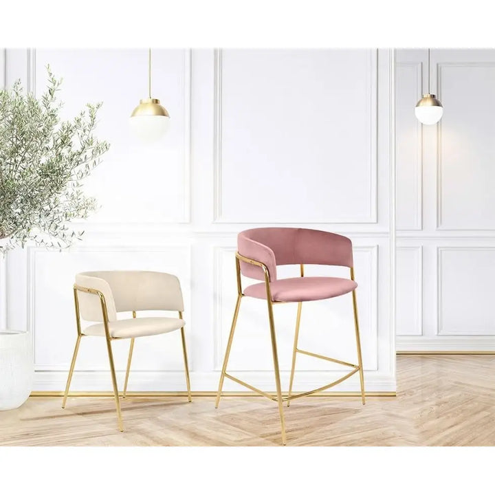 Barstol - DELTA 65, rosa - produktbild av [MGO] Import King Home från King Home | Arvande