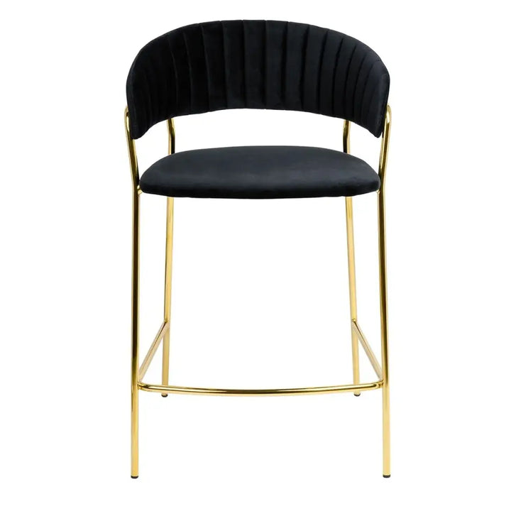 Barstol - MARGO 65, svart/guld - produktbild av [MGO] Import King Home från King Home | Arvande
