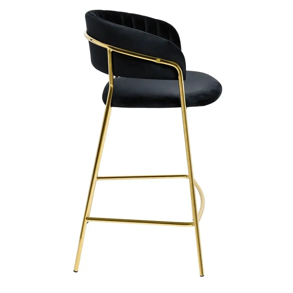 Barstol - MARGO 65, svart/guld - produktbild av [MGO] Import King Home från King Home | Arvande