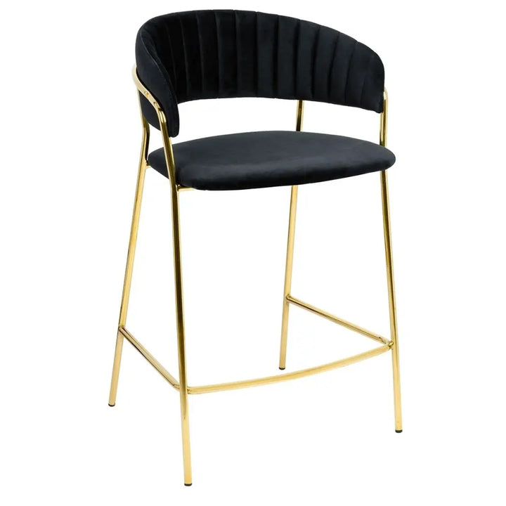 Barstol - MARGO 65, svart/guld - produktbild av [MGO] Import King Home från King Home | Arvande