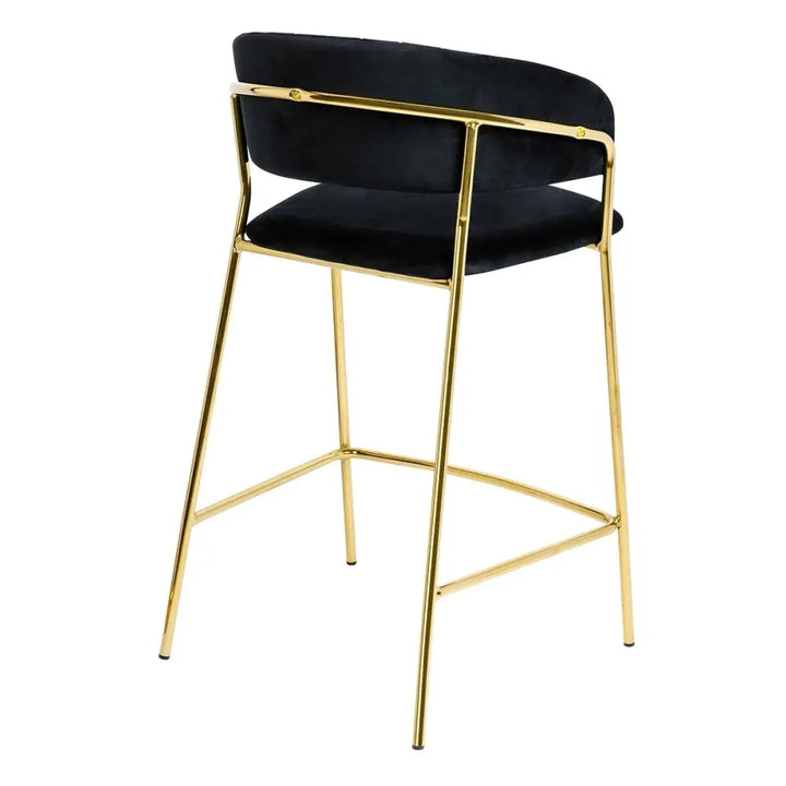 Barstol - MARGO 65, svart/guld - produktbild av [MGO] Import King Home från King Home | Arvande