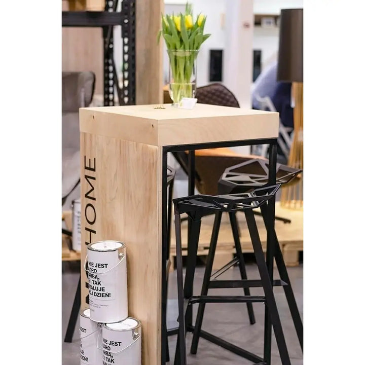Barstol - SPLIT PREMIUM, svart - produktbild av [MGO] Import King Home från King Home | Arvande
