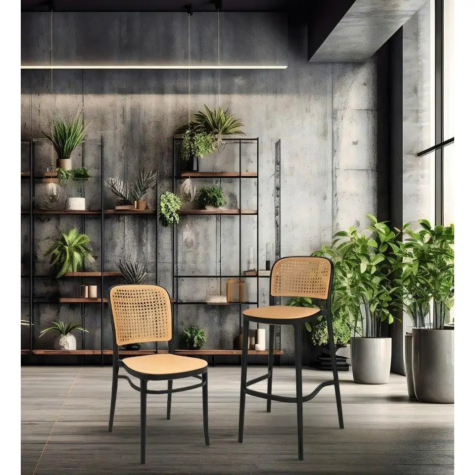 Barstol - WICKY, svart - produktbild av [MGO] Import King Home från King Home | Arvande