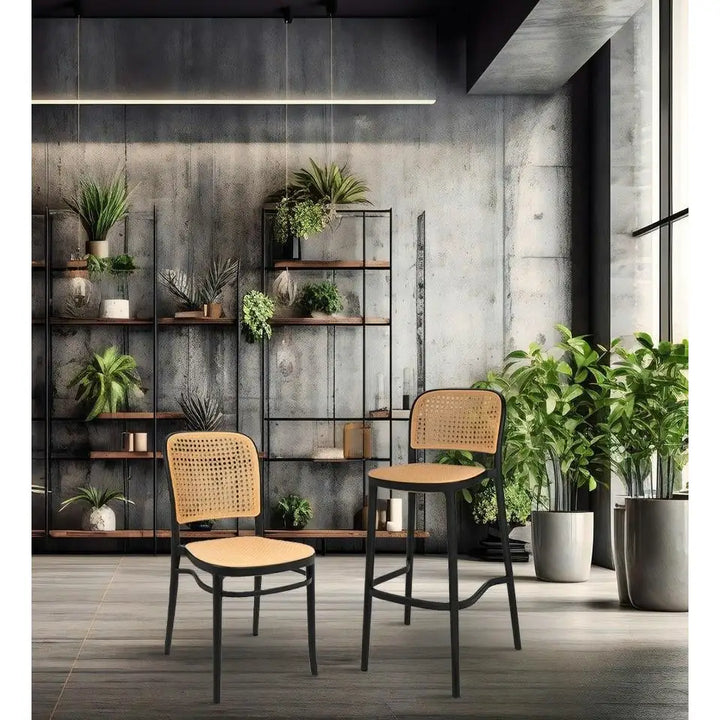 Barstol - WICKY, svart - produktbild av [MGO] Import King Home från King Home | Arvande