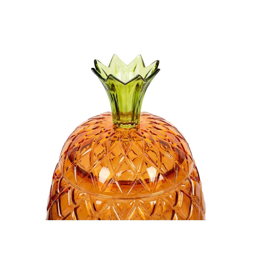 Behållare KARE DESIGN - PINEAPPLE, bärnstensfärgad – produktbild av Dekoration från Kare Design | Arvande