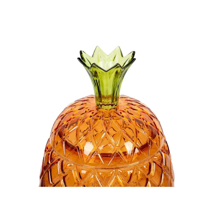 Behållare KARE DESIGN - PINEAPPLE, bärnstensfärgad – produktbild av Dekoration från Kare Design | Arvande