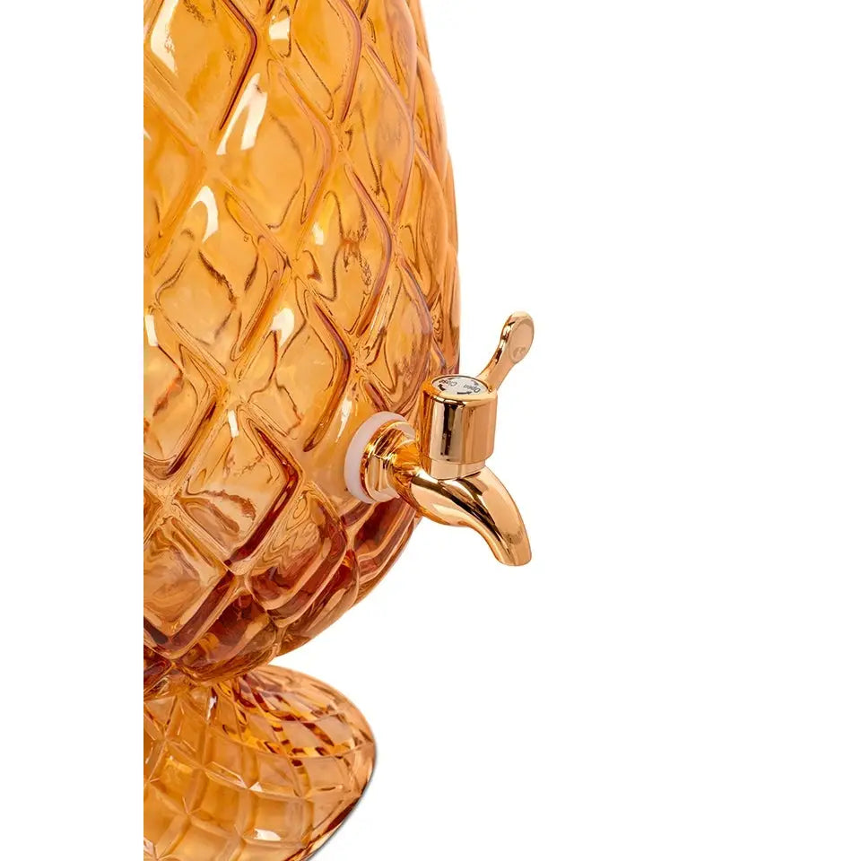 Behållare KARE DESIGN - PINEAPPLE, bärnstensfärgad - produktbild av Dekoration från Kare Design | Arvande