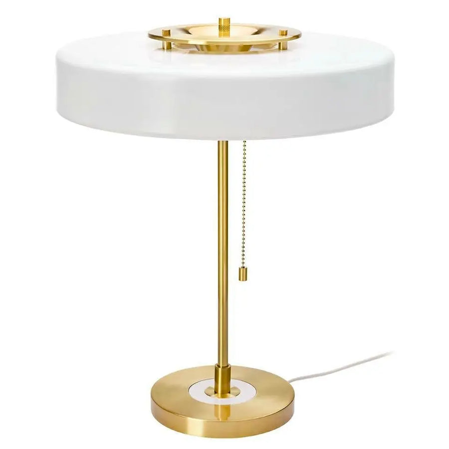 Bordslampa - Arte, Vit/guld - produktbild av Bordslampor från King Home | Arvande