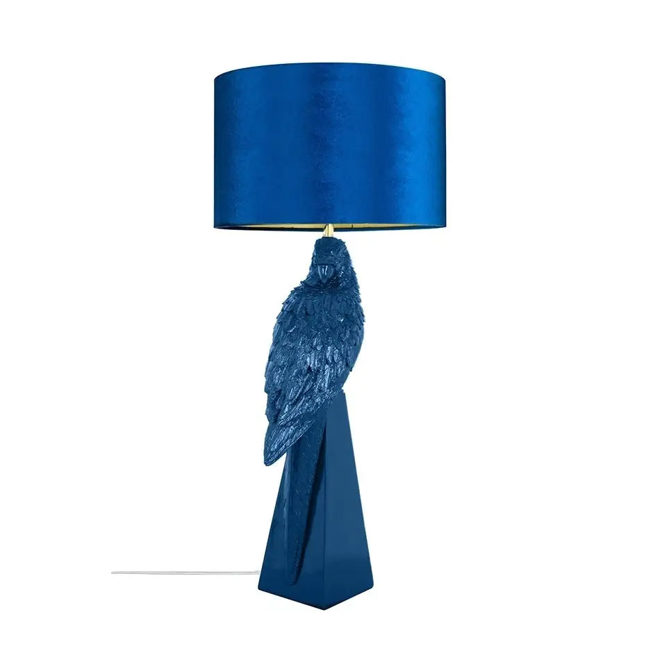 Bordslampa KARE DESIGN - PARROT, blå, 84 cm - produktbild av Bordslampor från Kare Design | Arvande