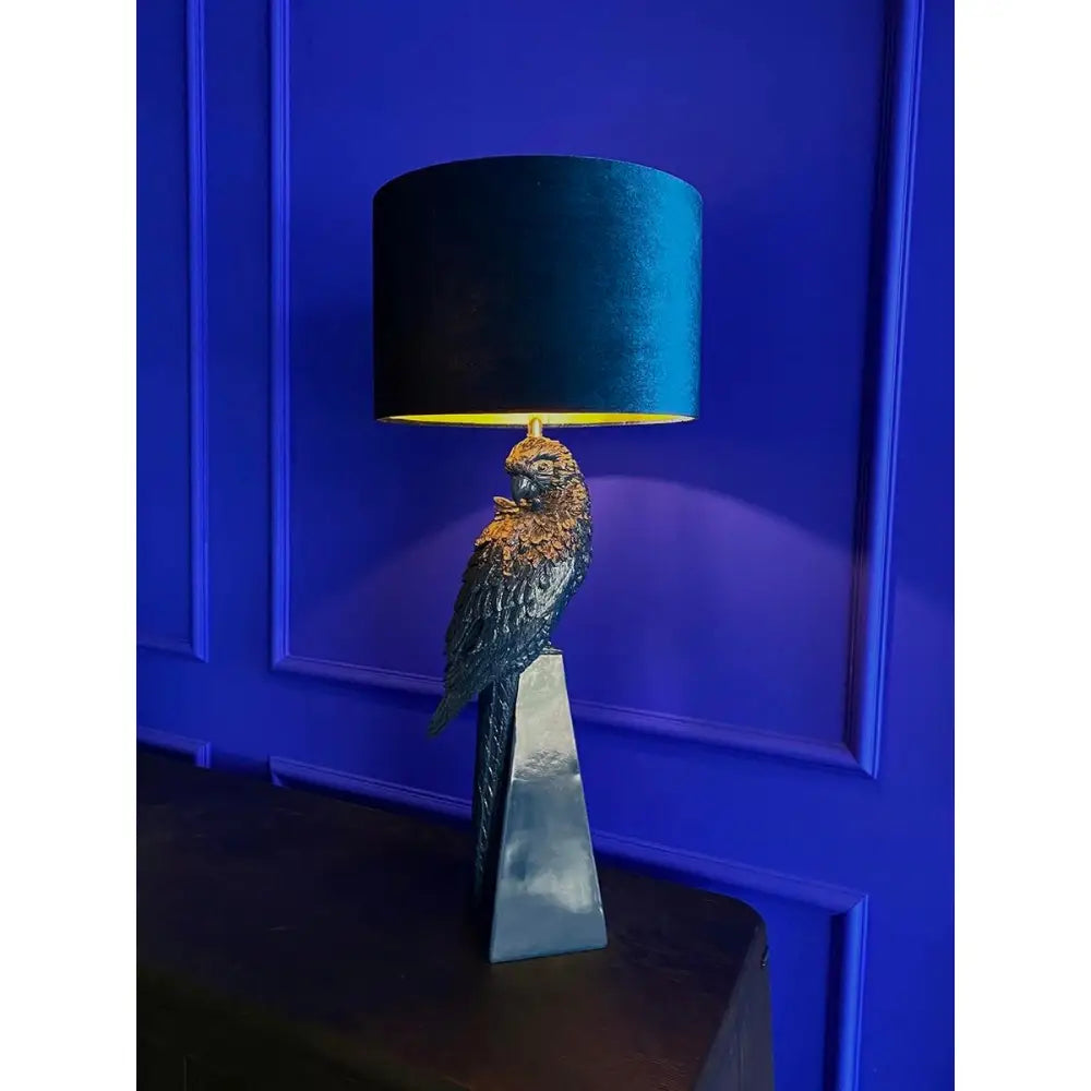 Bordslampa KARE DESIGN - PARROT, blå, 84 cm - produktbild av Bordslampor från Kare Design | Arvande