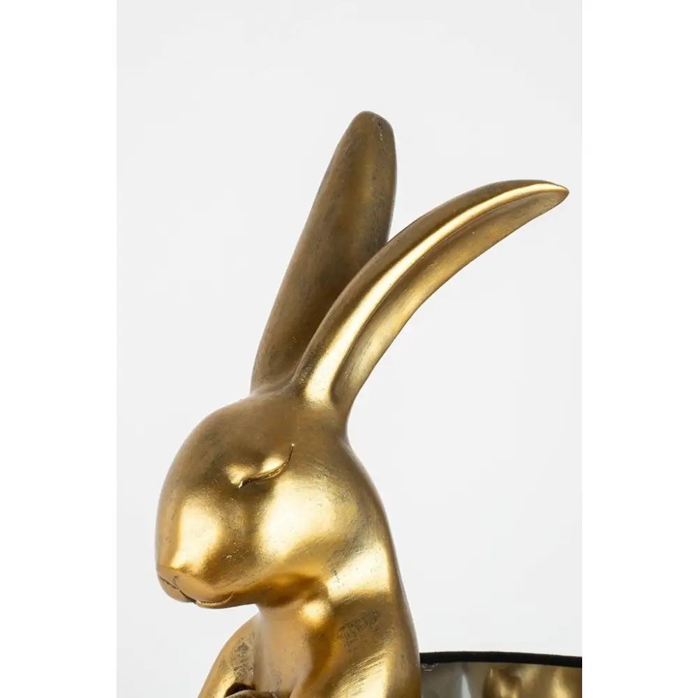 Bordslampa KARE DESIGN - RABBIT, guld/svart, 68 cm – produktbild av Bordslampor från Kare Design | Arvande
