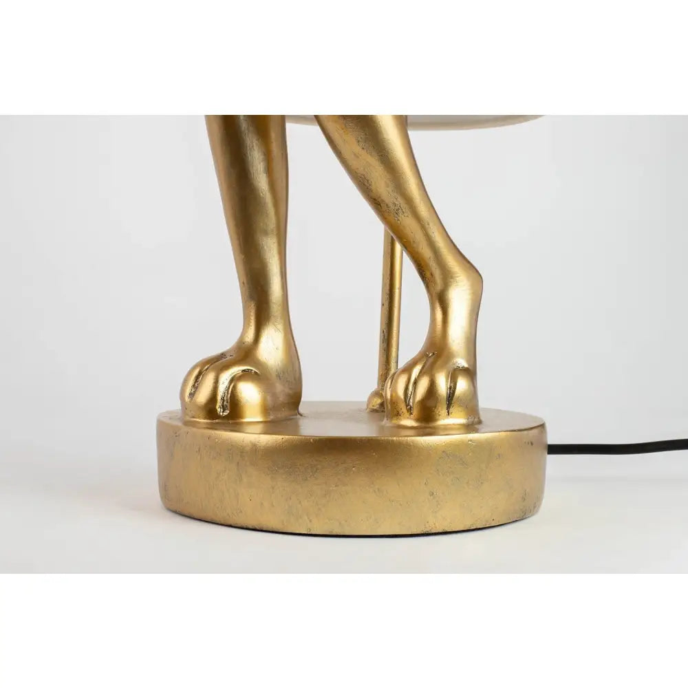 Bordslampa KARE DESIGN - RABBIT, vit/guld, 50 cm – produktbild av Bordslampor från Kare Design | Arvande