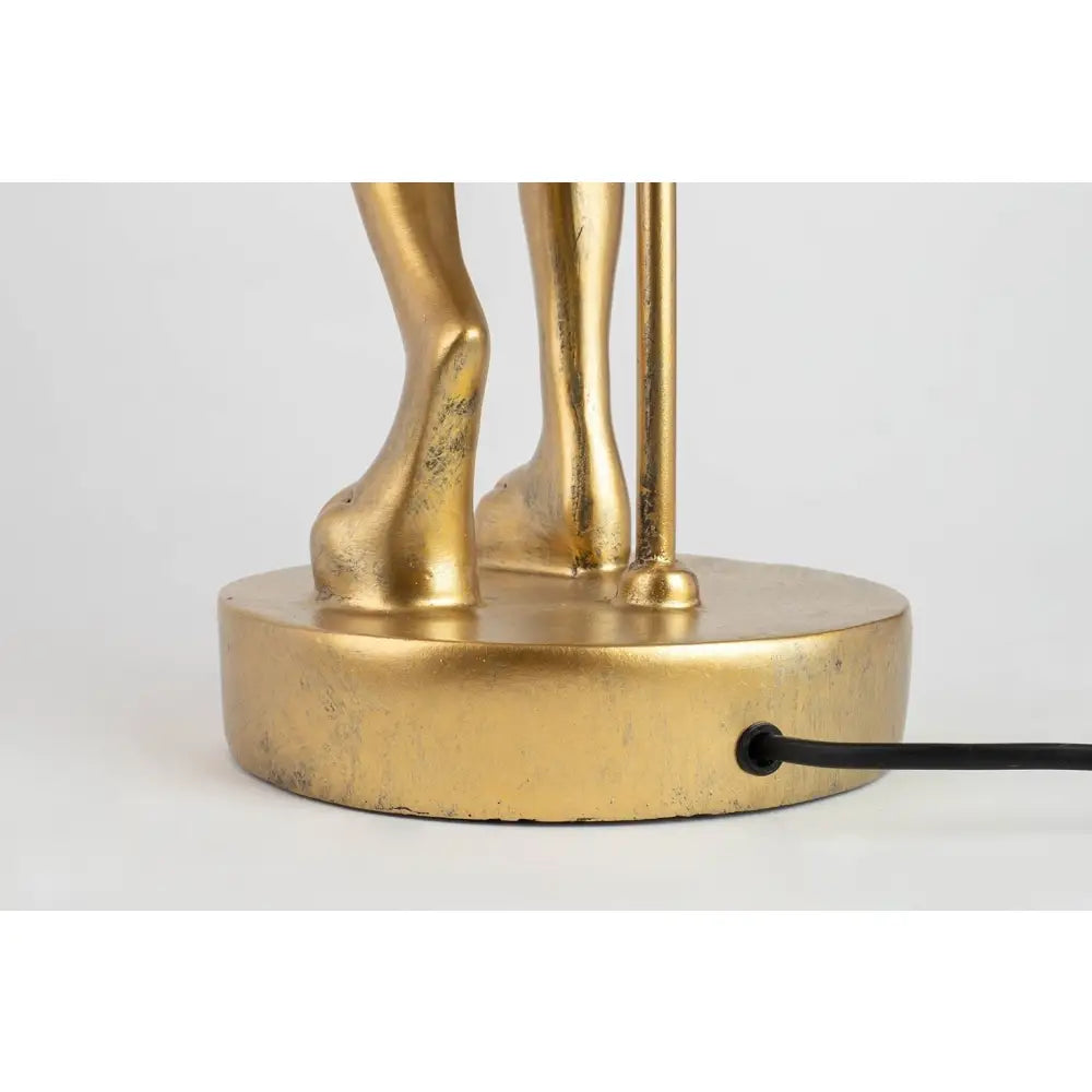 Bordslampa KARE DESIGN - RABBIT, vit/guld, 68 cm – produktbild av Bordslampor från Kare Design | Arvande