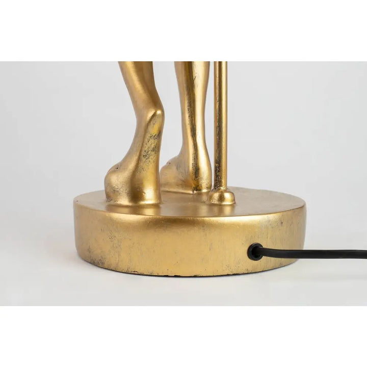 Bordslampa KARE DESIGN - RABBIT, vit/guld, 68 cm – produktbild av Bordslampor från Kare Design | Arvande