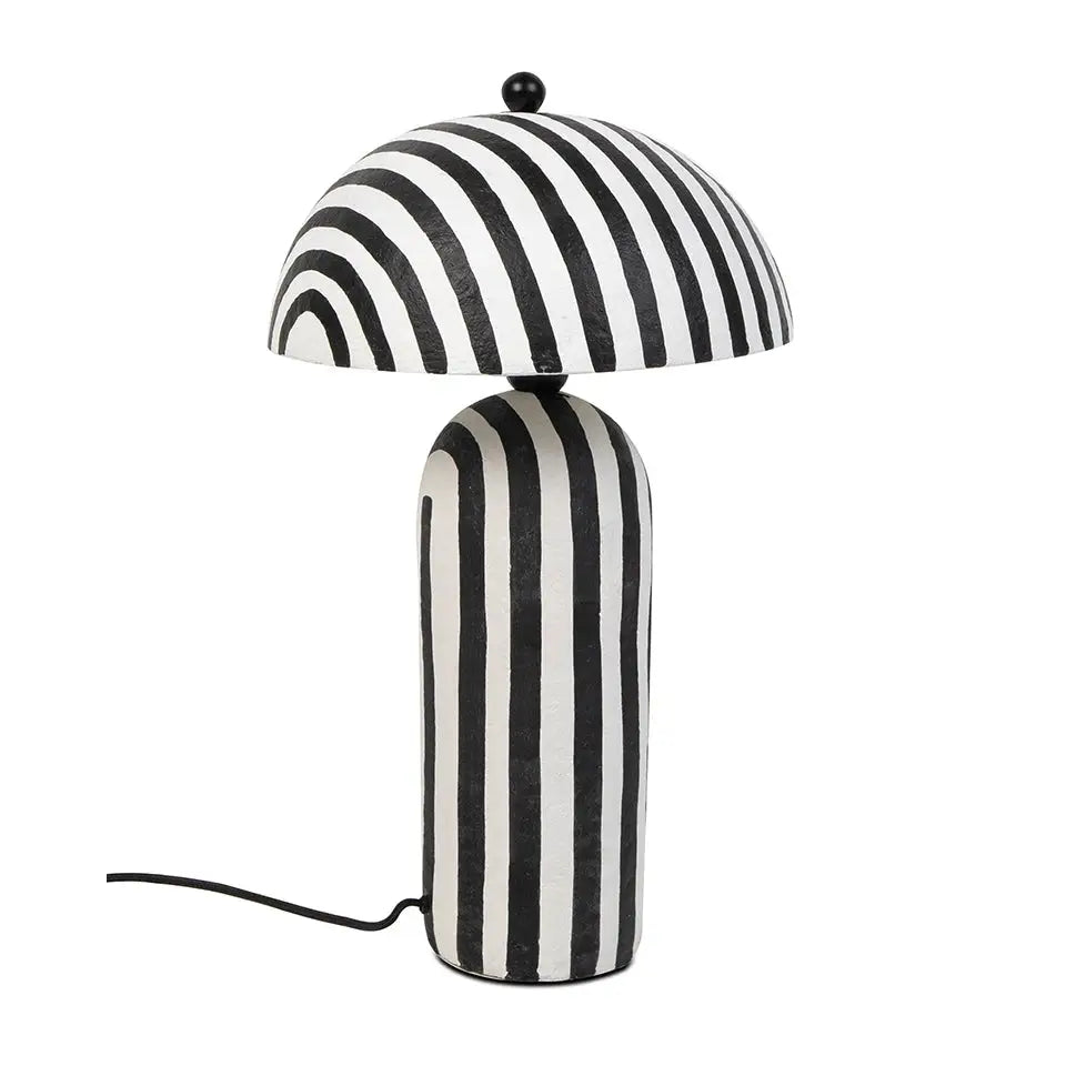 Bordslampa KARE - STRISCE, 48 cm, svart/vit - produktbild av Nyheter ej översatt från Kare Design | Arvande