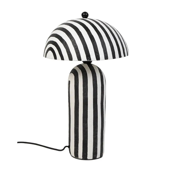 Bordslampa KARE - STRISCE, 48 cm, svart/vit - produktbild av Nyheter ej översatt från Kare Design | Arvande