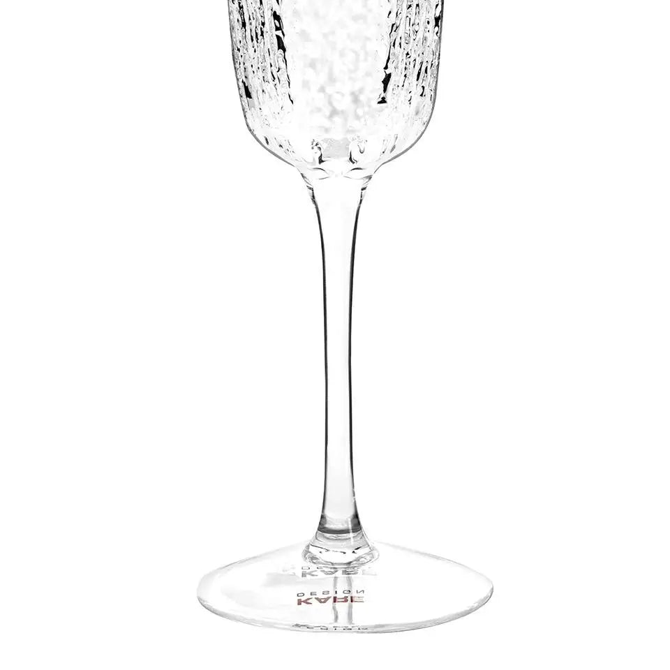 Champagneglas KARE DESIGN - CASCATA transparent, 250ml - produktbild av Inredning från Kare Design | Arvande